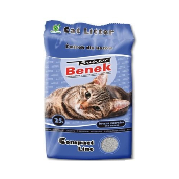 SUPER BENEK Compact Bryza Morska- żwirek bentonitowy - 25 l