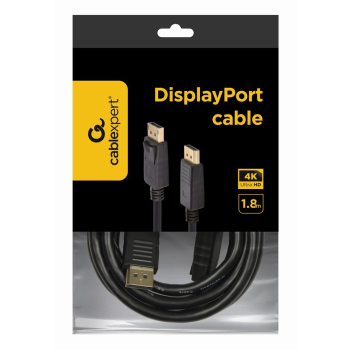 Kabel GEMBIRD CC-DP2-6 (DisplayPort M - DisplayPort M; 1,8m; kolor czarny)