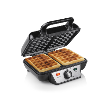 Tristar WF-2195 gofrownica 2 gof. 1000 W Czarny, Stal nierdzewna