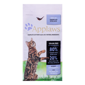 APPLAWS CAT Kurczak i Kaczka - karma dla kota z wysoką zawartością mięsa - 2kg (WYPRZEDAŻ)