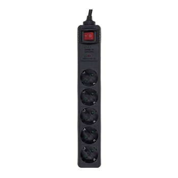 Listwa zasilająca ENERGENIE SPG5-C-15 (5 x VDE; 4,5m; kolor czarny)