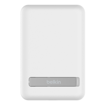 Powerbank bezprzewodowy Belkin BoostCharge Magnetic Wireless Power Bank 5K + Stand MagSafe Compatible 5000mAh 7,5W White