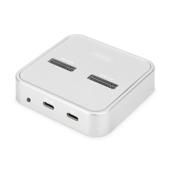 DIGITUS STACJA DOKUJĄCA DO SSD M.2 NVME + M.2 SATA Z CZYTNIKIEM KART SD EXPRESS, USB-C DA-71546