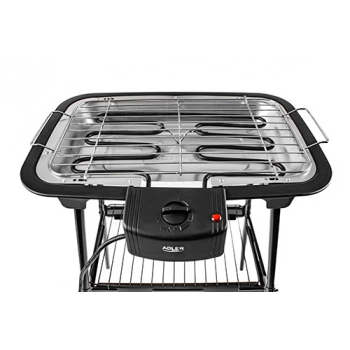 Adler AD 6602 Gril Blad Prąd elektryczny Czarny 2000 W