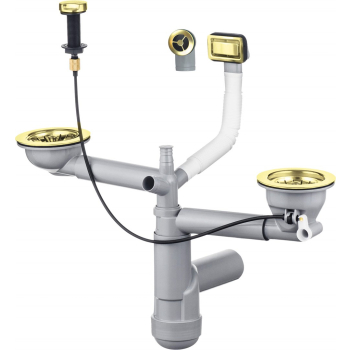 Syfon do zlewozmywaka granitowego 1.5- i 2-komorowego - Space-Saver ZXY Z912 5907650812890