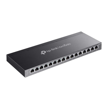 TP-Link TL-SG2016P łącza sieciowe L2/L3/L4 Gigabit Ethernet (10/100/1000) Obsługa PoE Czarny