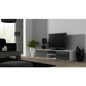Zestaw SOHO 8 (RTV180 + Wit S6 + Półki) BI/SZ POŁ