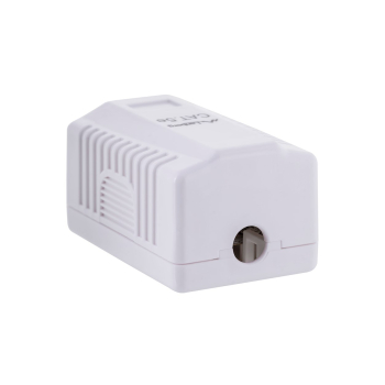 Gniazdo natynkowe Lanberg OU5-0001-W (RJ-45; kat. 5e; UTP; kolor biały)
