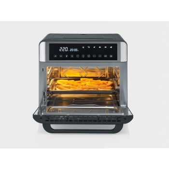 SEVERIN MINI PIEKARNIK Z FUNKCJĄ AIR FRYER, 12 AUTO. PROGRAMÓW, WYŚWIELACZ DOTYKOWY LED, TEMP. 40°C-220°C, 25 L ,2200W TO2077