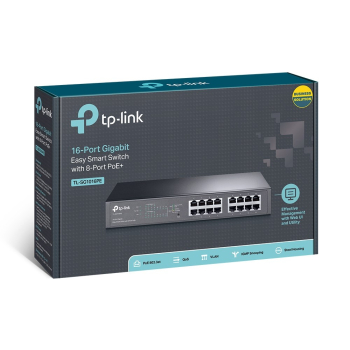 Switch TP-LINK TL-SG1016PE (16x 10/100/1000Mbps)