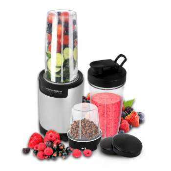 Blender sportowy do mielenia Esperanza NUTRI BOMB EKM030 (900W; kolor czarno-srebrny)