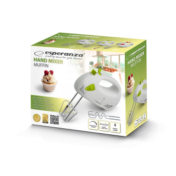 Mikser ręczny Esperanza Muffin EKM007G (150W; kolor zielony)