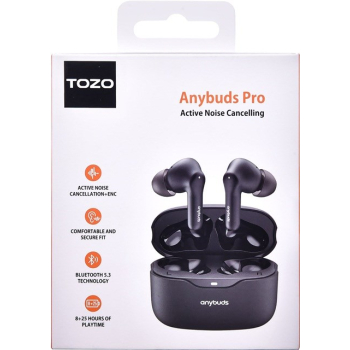 Słuchawki TWS TOZO Anybuds Pro Black