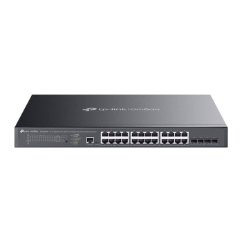 TP-Link Omada SG3428XMPP łącza sieciowe Zarządzany L2+ Gigabit Ethernet (10/100/1000) Obsługa PoE 1U Czarny