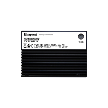 Dysk SSD Kingston DC3000ME 15.36TB U.2 (15mm) NVMe PCIe 5.0 SEDC3000ME/15T3 (DWPD 1) TCG