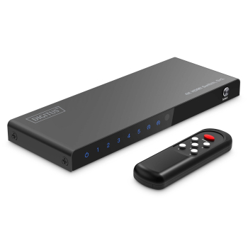 Digitus Przełącznik 4K HDMI, 5 x 1