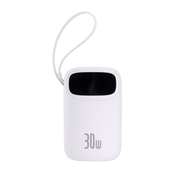 Powerbank Baseus QPow 2 10000mAh 30W 2xUSB-C (biały)