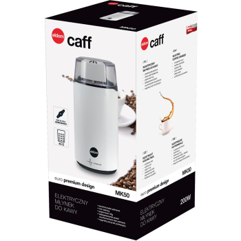 ELDOM MŁYNEK DO KAWY MK50 CAFF, MOC 200 W, NÓŻ STALOWY, PRZYCISK PULSACYJNY