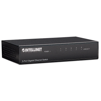 Switch 5x RJ45 Gigabit, metal, desktop