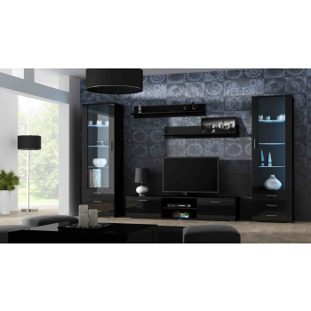 Witryna SOHO S1 czarny/ czarny połysk