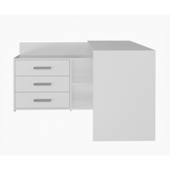 Biurko narożne + komoda DANY 120x50xH76 biały