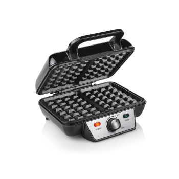 Tristar WF-2195 gofrownica 2 gof. 1000 W Czarny, Stal nierdzewna