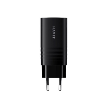 Ładowarka Havit UC20 EU USB-C+USB-C+USB-A (czarny)