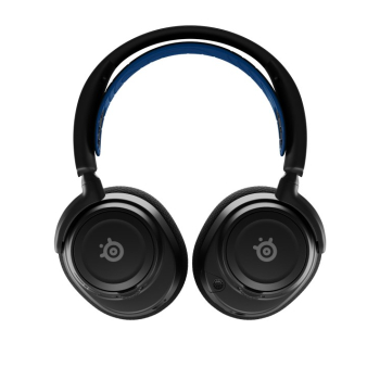Steelseries Arctis Nova 7P Zestaw słuchawkowy Przewodowy i Bezprzewodowy Opaska na głowę Gaming USB Type-C Bluetooth Czarny, Niebieski