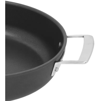 Głęboka patelnia tytanowa z 2 uchwytami i pokrywką DEMEYERE Alu Pro 5 40851-176-0 - 28 cm