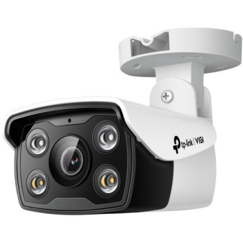 Kamera TP-LINK VIGI C340(6mm), Zewnętrzna, w pełni kolorowa kamera sieciowa VIGI typu Bullet, 4MP, Niezawodna klasa szczelności IP66 zapewnia stabilne
