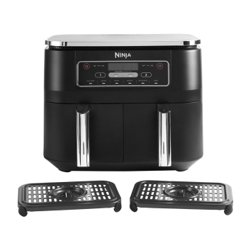 Ninja AF300 Podwójny 7,6 l Autonomiczny 1690 W Frytkownica na gorące powietrze Czarny