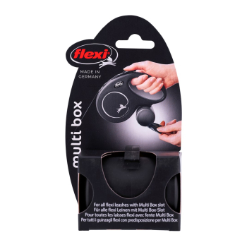 Pojemnik flexi Vario Multi Box - pojemnik na karmę lub woreczki, kolor czarny