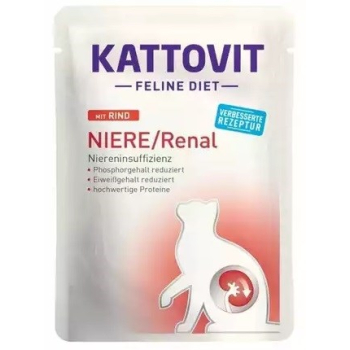 KATTOVIT SASZ  NIERE/RENAL Wołowina 85g dla kota