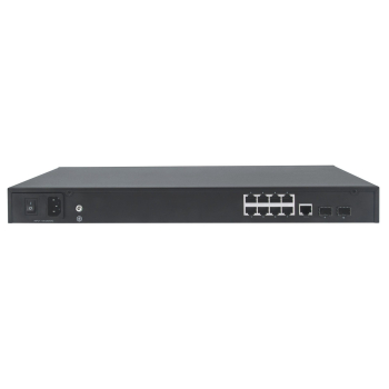 Intellinet 561433 łącza sieciowe Zarządzany Gigabit Ethernet (10/100/1000) Obsługa PoE Czarny