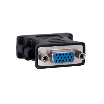 Adapter Lanberg AD-0012-BK (DVI-I (Dual link) M - D-Sub (VGA) F; kolor czarny)