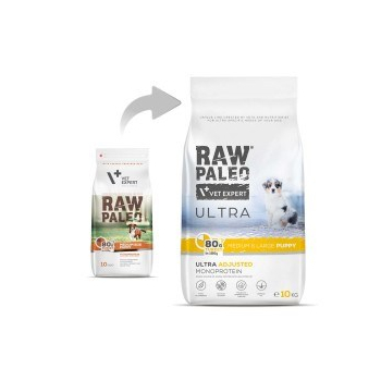VetExpert Raw Paleo Ultra Turkey Medium&Large Puppy - Karma sucha dla psów - 10kg