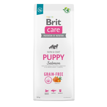BRIT Care Grain-Free Puppy Salmon - sucha karma dla szczeniąt - 12 kg