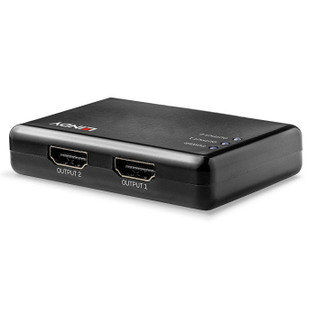Lindy 38357 rozgałęziacz telewizyjny HDMI 2x HDMI