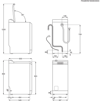 Pralka ELECTROLUX EW2TN5261FP