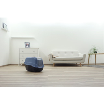 KERBL Kuweta Emma Eco, czarno- niebieska,  57 cm x 39 x 41 cm