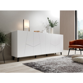 Komoda ETNA 200x42x82 biały mat