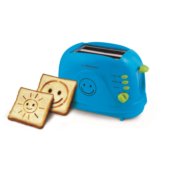 Toster Esperanza Smiley EKT003B (750W; kolor niebieski)