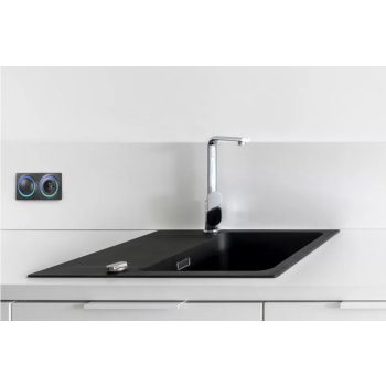 FIBARO FGWOE-011-8 Inteligentne gniazdko Walli Outlet antracyt