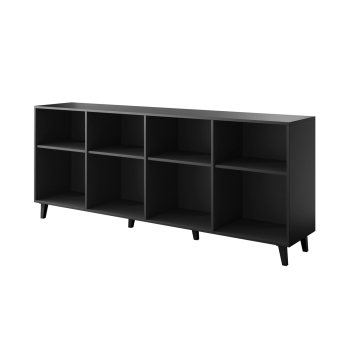 Komoda BARI 200x42x82 czarny mat