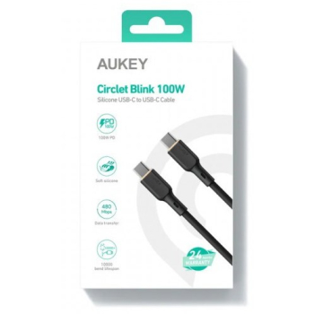 AUKEY CB-SCC101 KABEL USB-C QC PD 1M 5A 100W