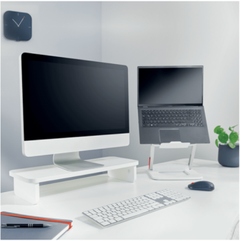 LEITZ Podstawka pod monitor Leitz Ergo, biała