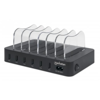 MANHATTAN 6-PORTOWA STACJA ZASILAJĄCA 6X USB-A 5V