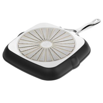 Patelnia BALLARINI Alba grillowa tytanowa 28 cm ALBG9F0.28U