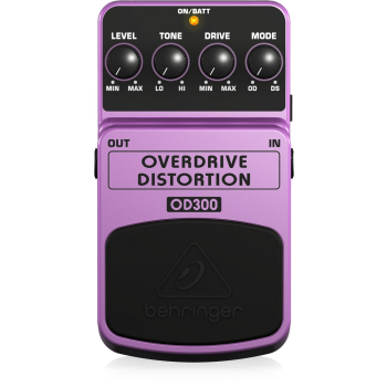 Behringer OD300 pedał z efektami Fioletowy, Czarny