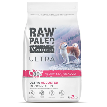 Raw Paleo Ultra Pork Medium&Large Adult 2kg